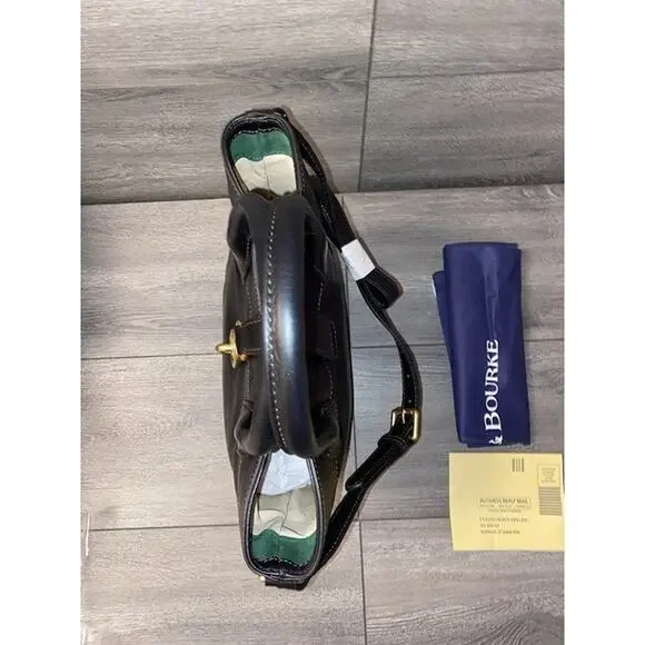 Dooney & Bourke Florentine Leather North/South black/black bag B000547